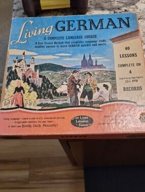 Living German Vintage Language Course Box